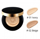 Skin Caring Blemish Balm Cushion #02 BEIGE - Кушон для лица + сменный блок, тон Бежевый, SPF 50